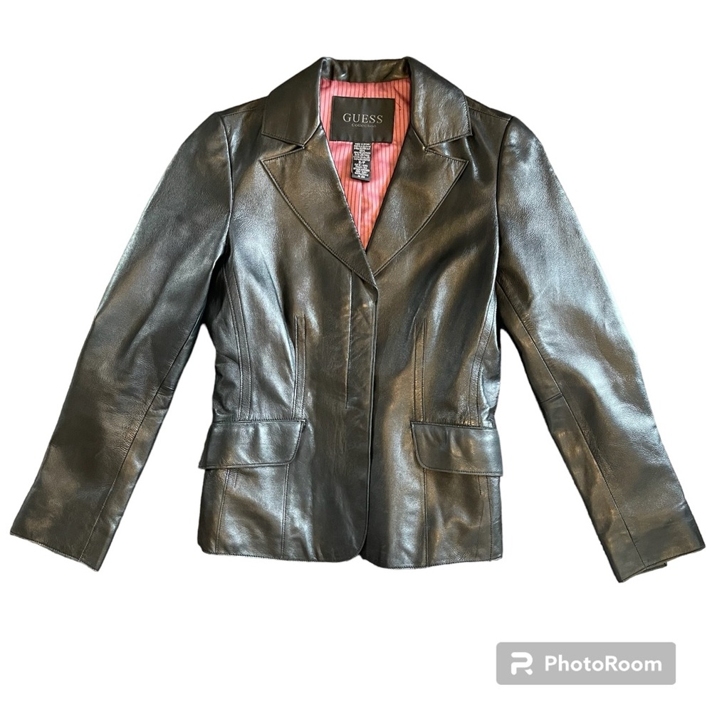Guess Genuine Leather Jacket